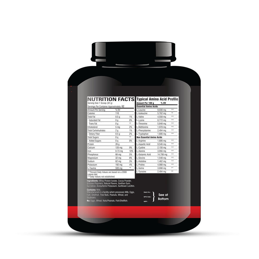 ISO-90 : 100% WHEY PROTEIN ISOLATE