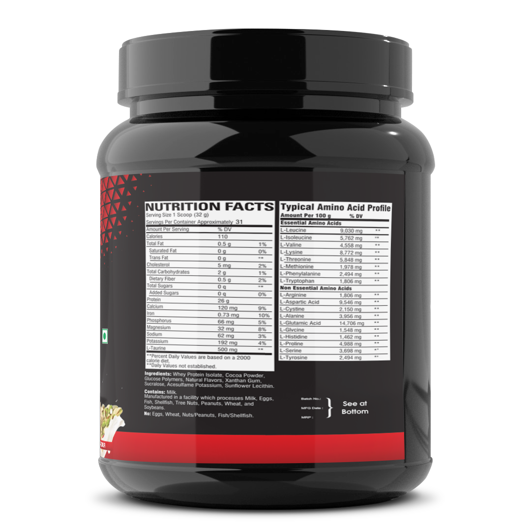 ISO-90 : 100% WHEY PROTEIN ISOLATE