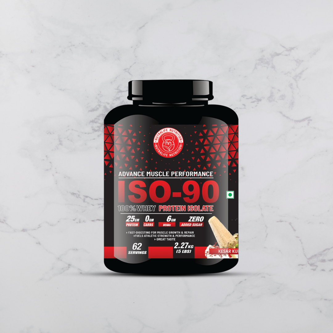 ISO-90 : 100% WHEY PROTEIN ISOLATE