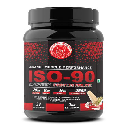 ISO-90 : 100% WHEY PROTEIN ISOLATE