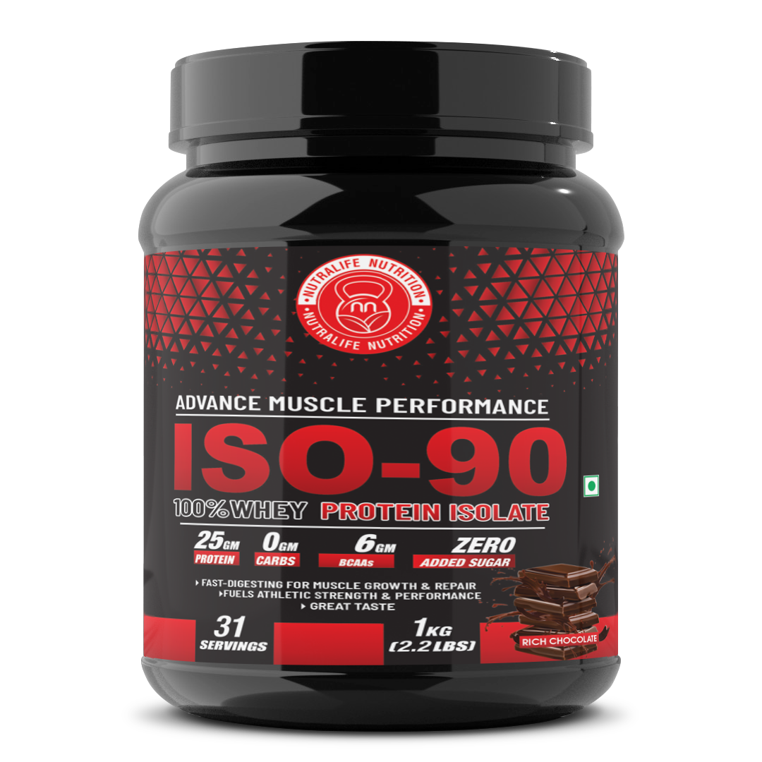 ISO-90 : 100% WHEY PROTEIN ISOLATE